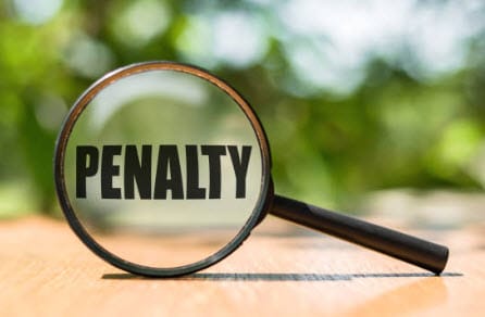 Penalty symbolizing the legal consequences of ignoring plumbing issues, emphasizing the need for professional plumbers